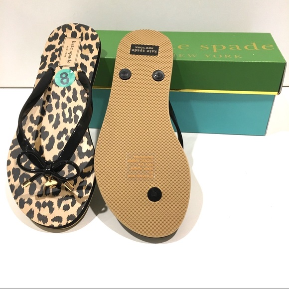 Kate Spade cheetah print bow sandals - Picture 4 of 4